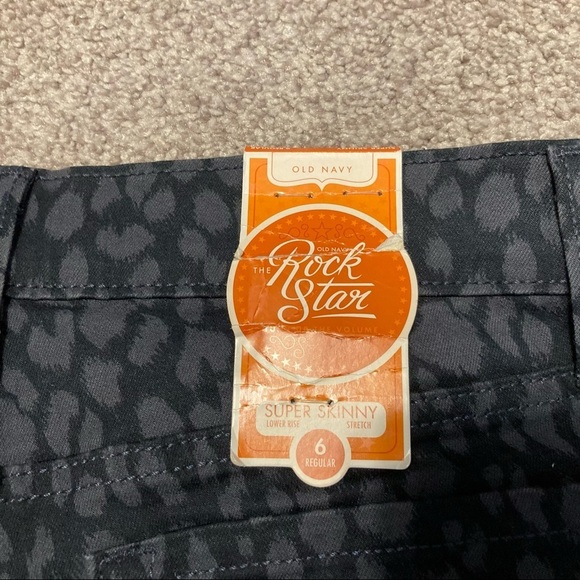 NWT Old Navy Rock Star Super Skinny Leopard 6 - Picture 11 of 13